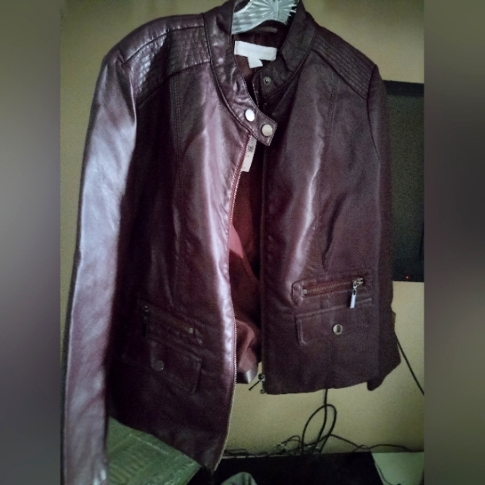 New York and Company leather jacket